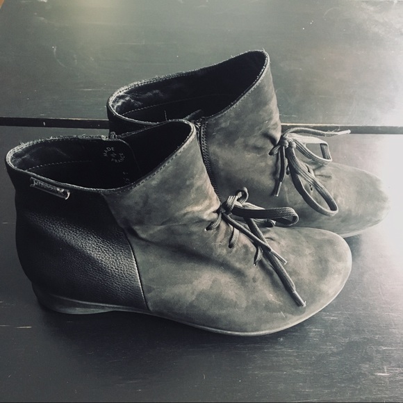 Mephisto Leather + Suede Fluma Boots - 7 France - Picture 4 of 8